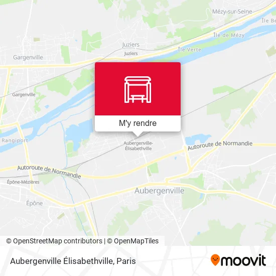 Aubergenville Élisabethville plan
