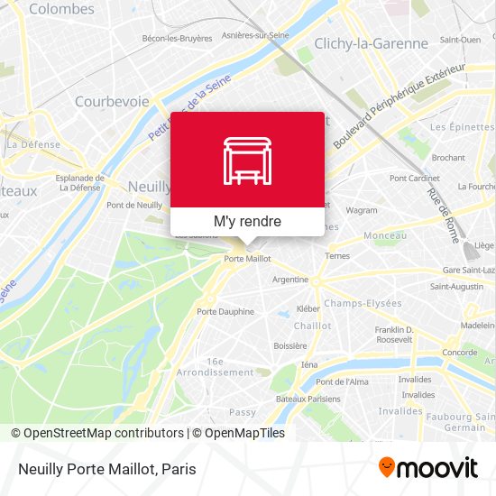 Neuilly Porte Maillot plan