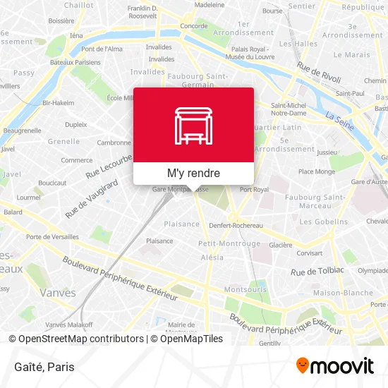 Gaîté plan