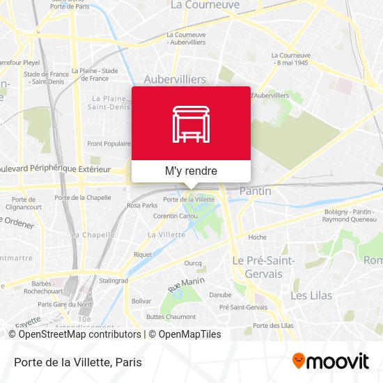 Porte de la Villette plan