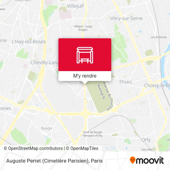 Auguste Perret (Cimetière Parisien) plan