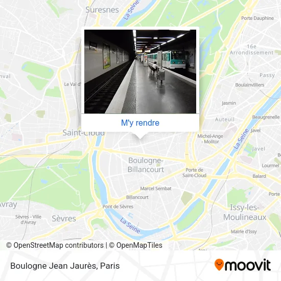 Boulogne Jean Jaurès plan