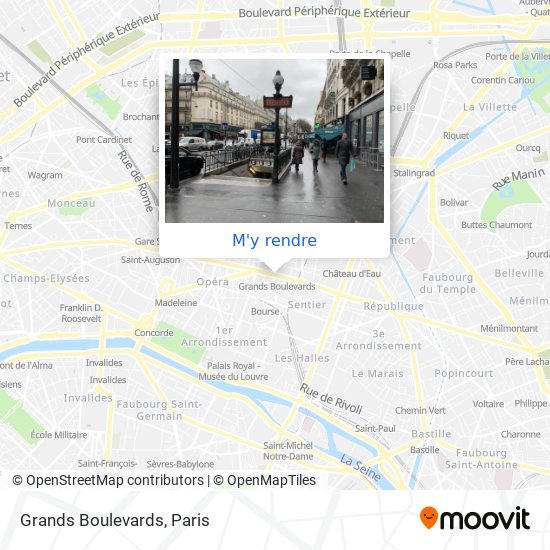 Grands Boulevards plan