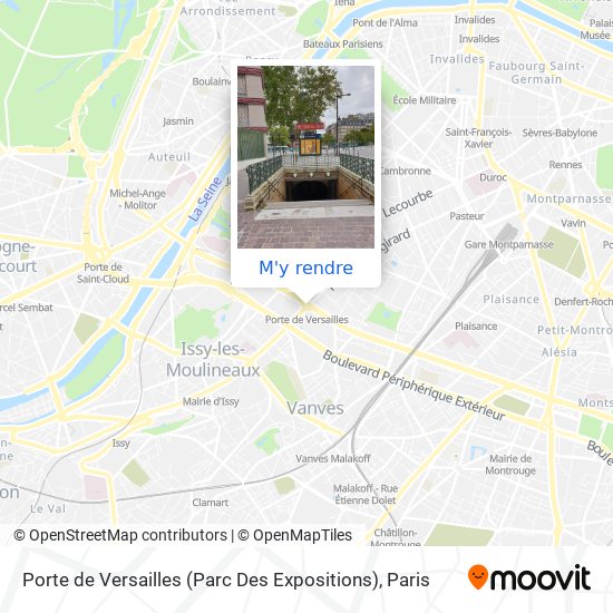 Porte de Versailles (Parc Des Expositions) plan