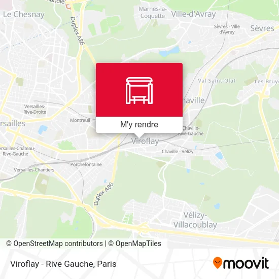 Viroflay - Rive Gauche plan