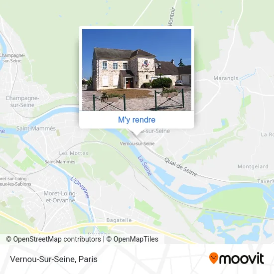 Vernou-Sur-Seine plan