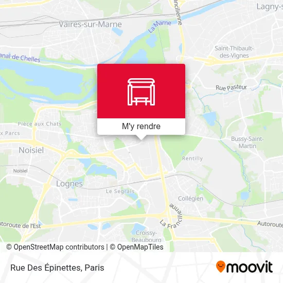 Rue Des Épinettes plan