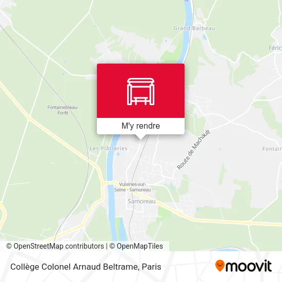 Collège Colonel Arnaud Beltrame plan