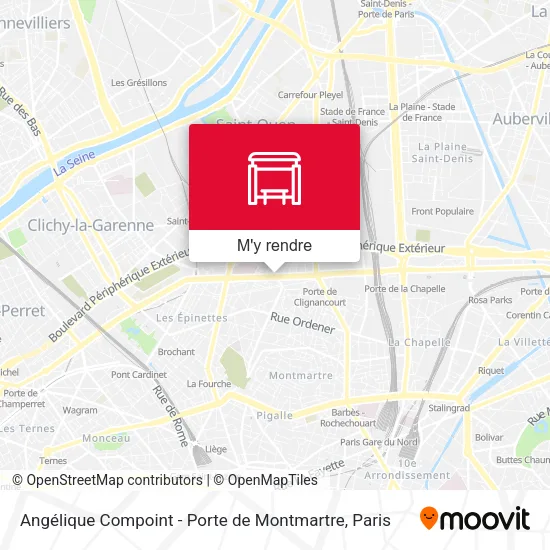 Angélique Compoint - Porte de Montmartre plan