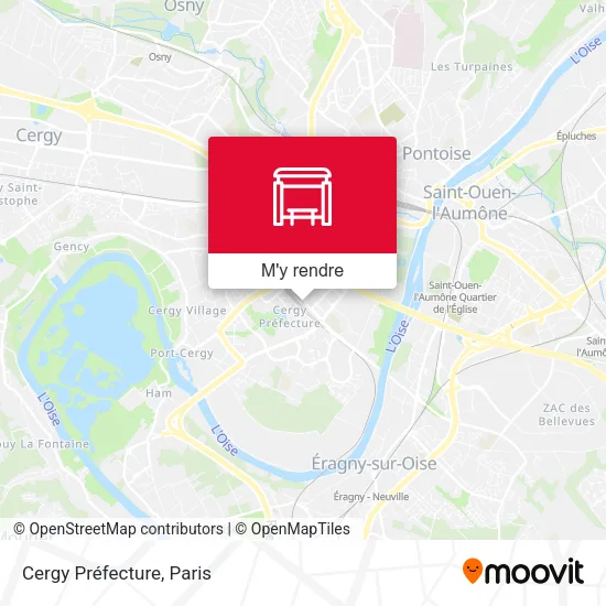 Cergy Préfecture plan