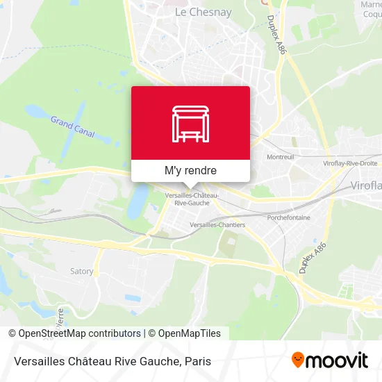Versailles Château Rive Gauche plan