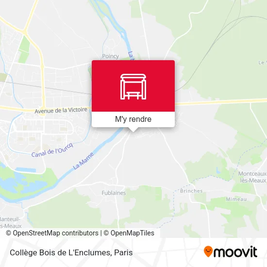 Collège Bois de L'Enclumes plan