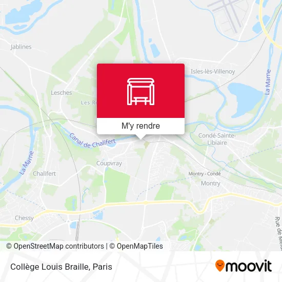 Collège Louis Braille plan