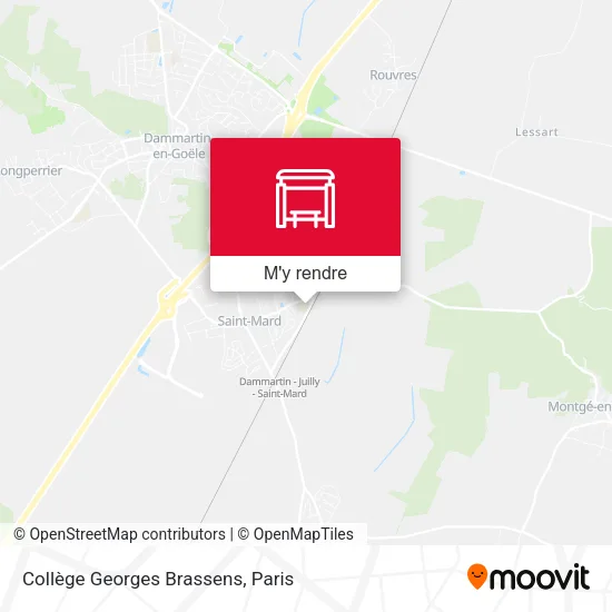 Collège Georges Brassens plan