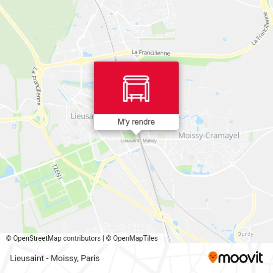 Lieusaint - Moissy plan