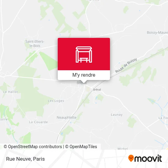 Rue Neuve plan