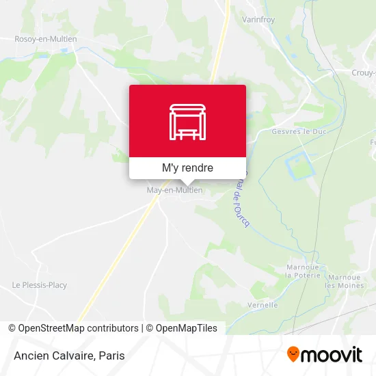 Ancien Calvaire plan