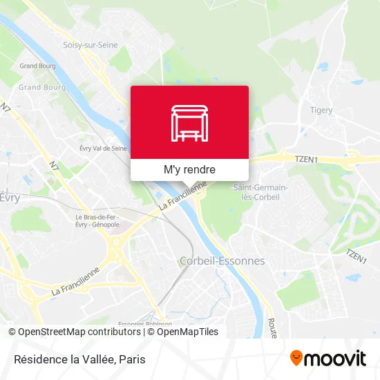 Résidence la Vallée plan