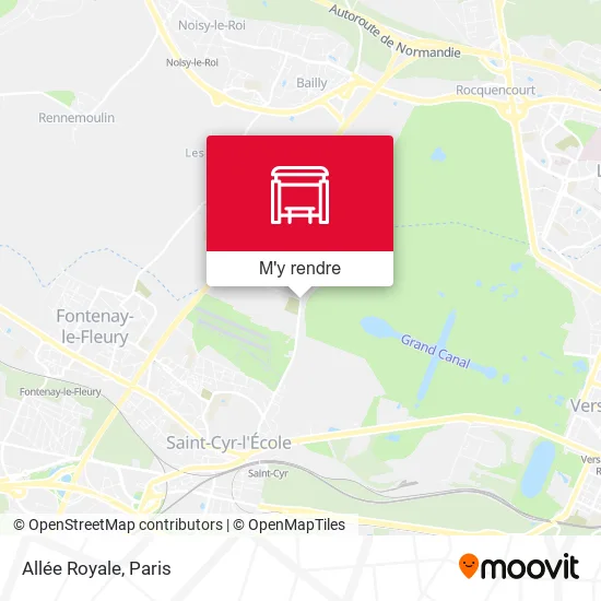Allée Royale plan