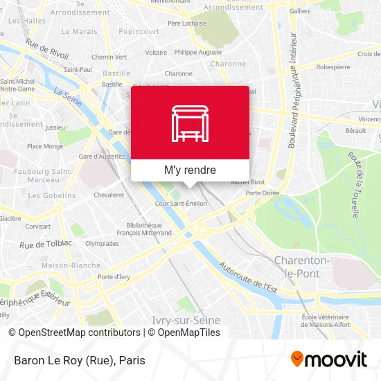 Baron Le Roy (Rue) plan