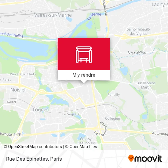 Rue Des Épinettes plan