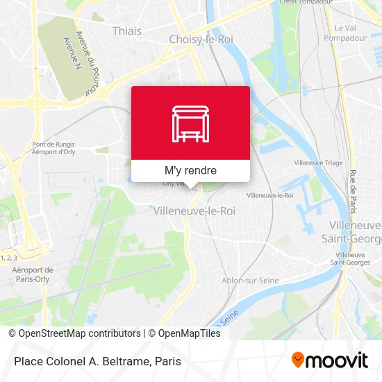 Place Colonel A. Beltrame plan