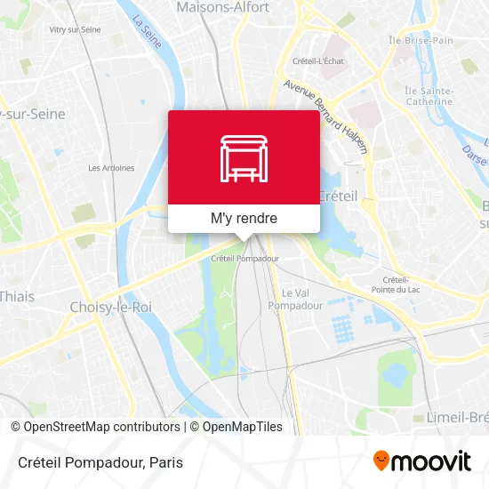 Créteil Pompadour plan