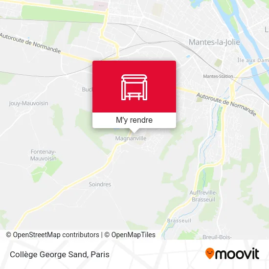 Collège George Sand plan