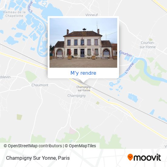 Champigny Sur Yonne plan
