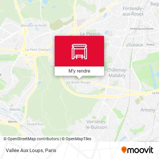 Vallée Aux Loups plan