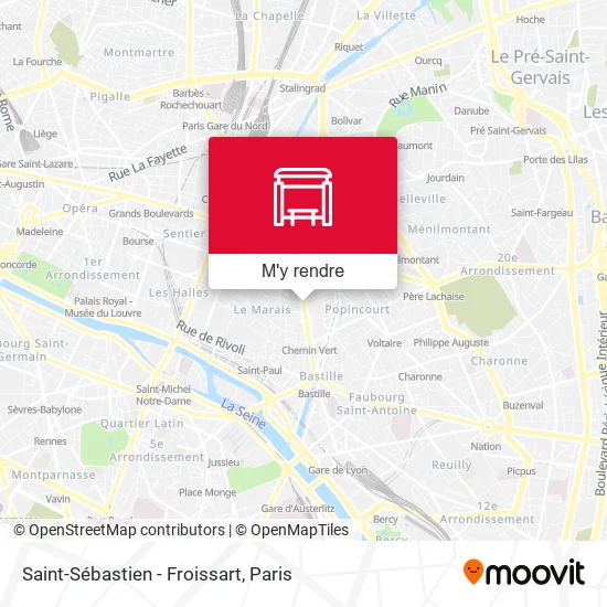 Saint-Sébastien - Froissart plan