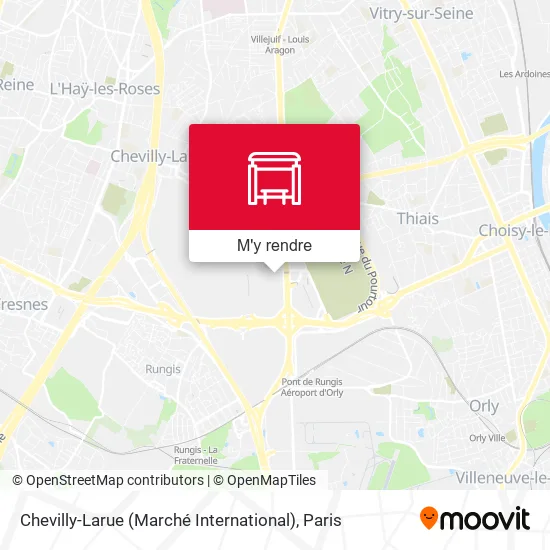 Chevilly-Larue​ (Marché International​) plan