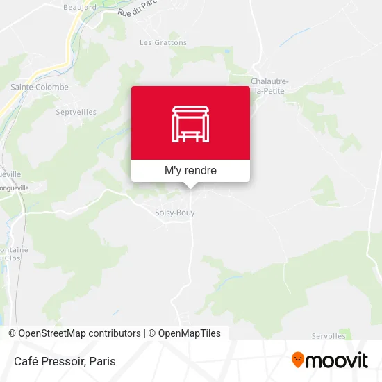Café Pressoir plan
