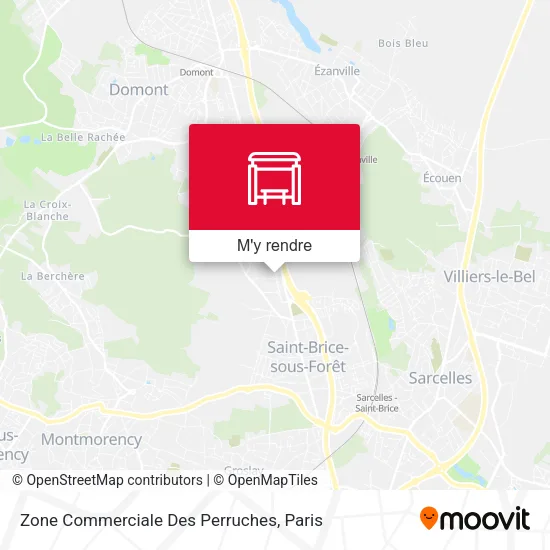 Zone Commerciale Des Perruches plan