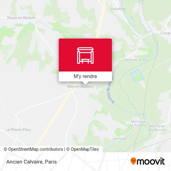 Ancien Calvaire plan