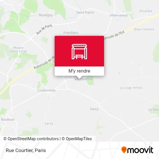 Rue Courtier plan