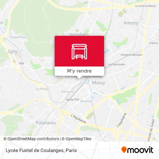 Lycée Fustel de Coulanges plan