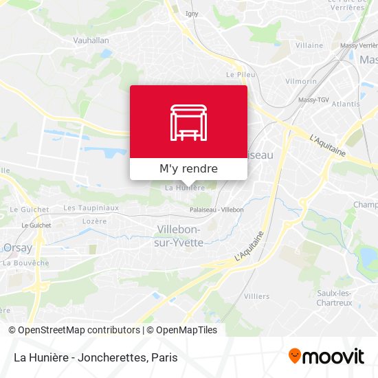 La Hunière - Joncherettes plan