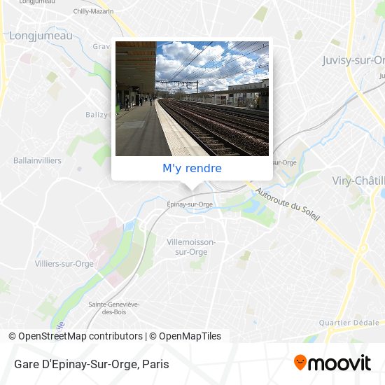Gare D'Epinay-Sur-Orge plan