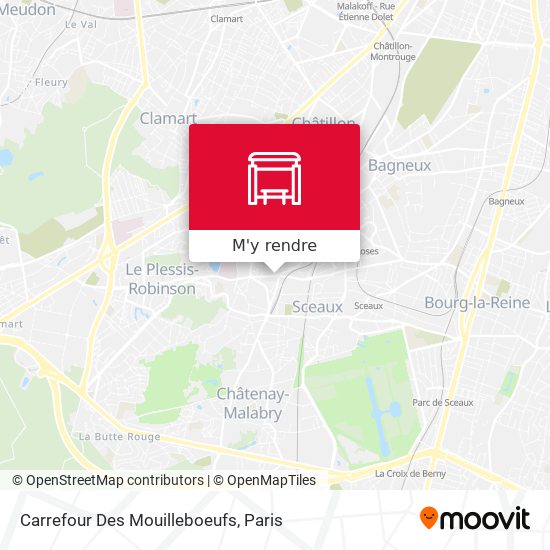 Carrefour Des Mouilleboeufs plan