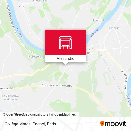 Collège Marcel Pagnol plan