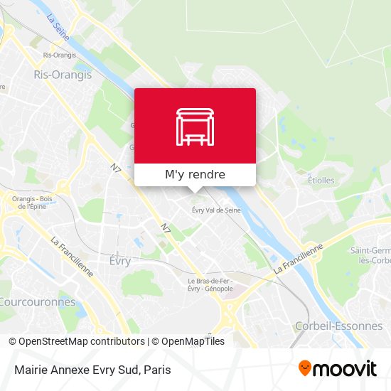 Mairie Annexe Evry Sud plan