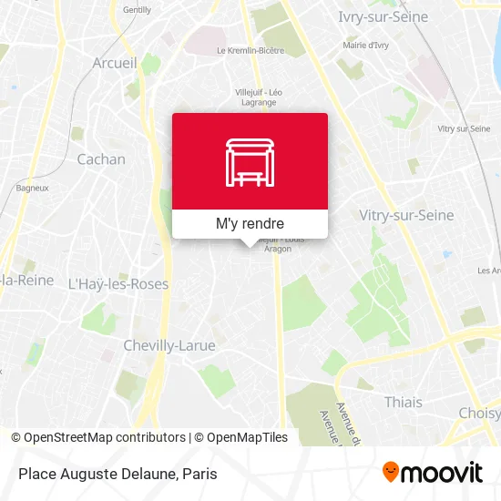 Place Auguste Delaune plan