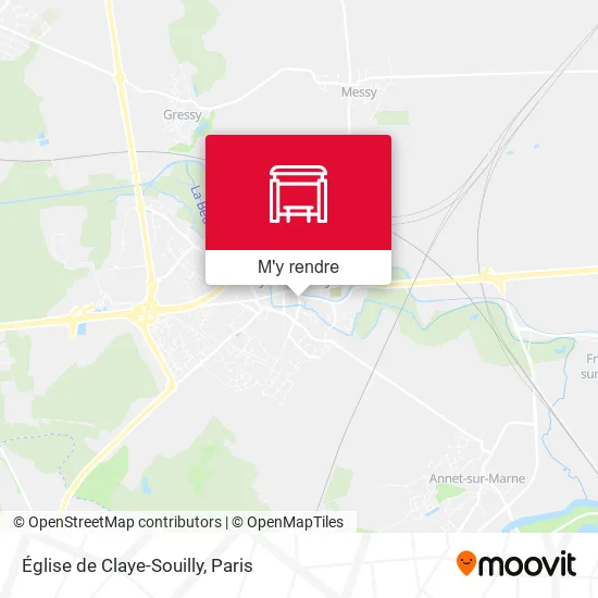 Église de Claye-Souilly plan
