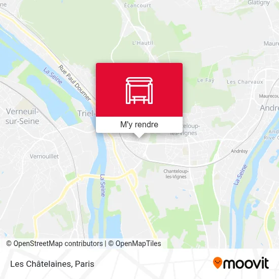 Les Châtelaines plan