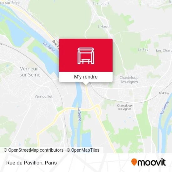 Rue du Pavillon plan