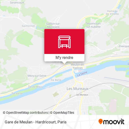 Gare de Meulan - Hardricourt plan