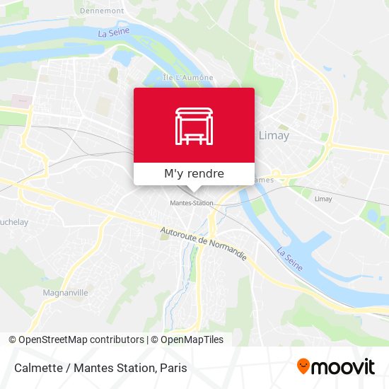 Calmette / Mantes Station plan