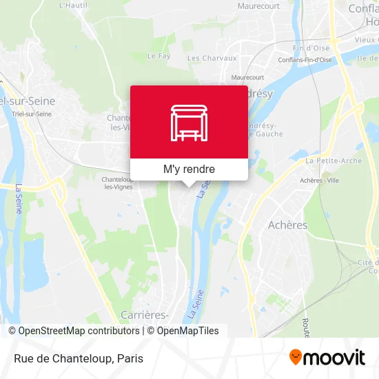 Rue de Chanteloup plan