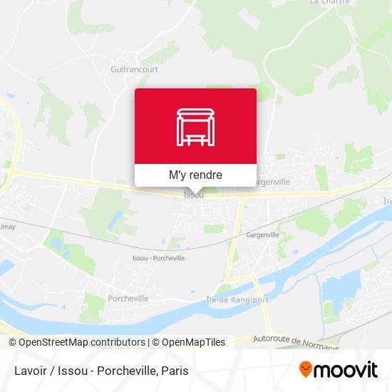 Lavoir / Issou - Porcheville plan